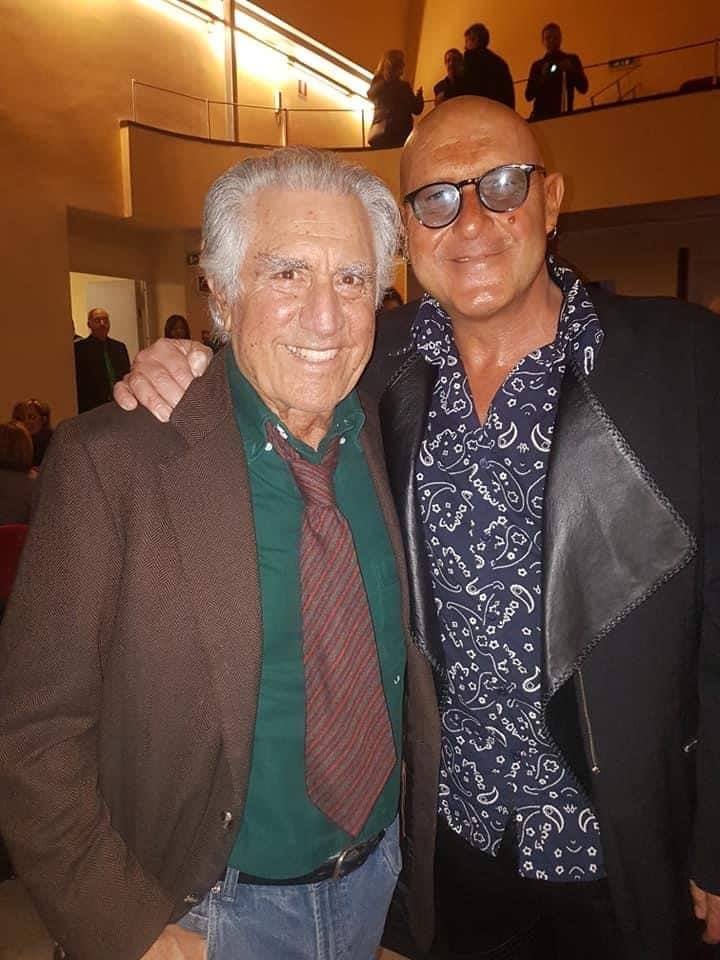 Alex Baudo with Lando Buzzanca