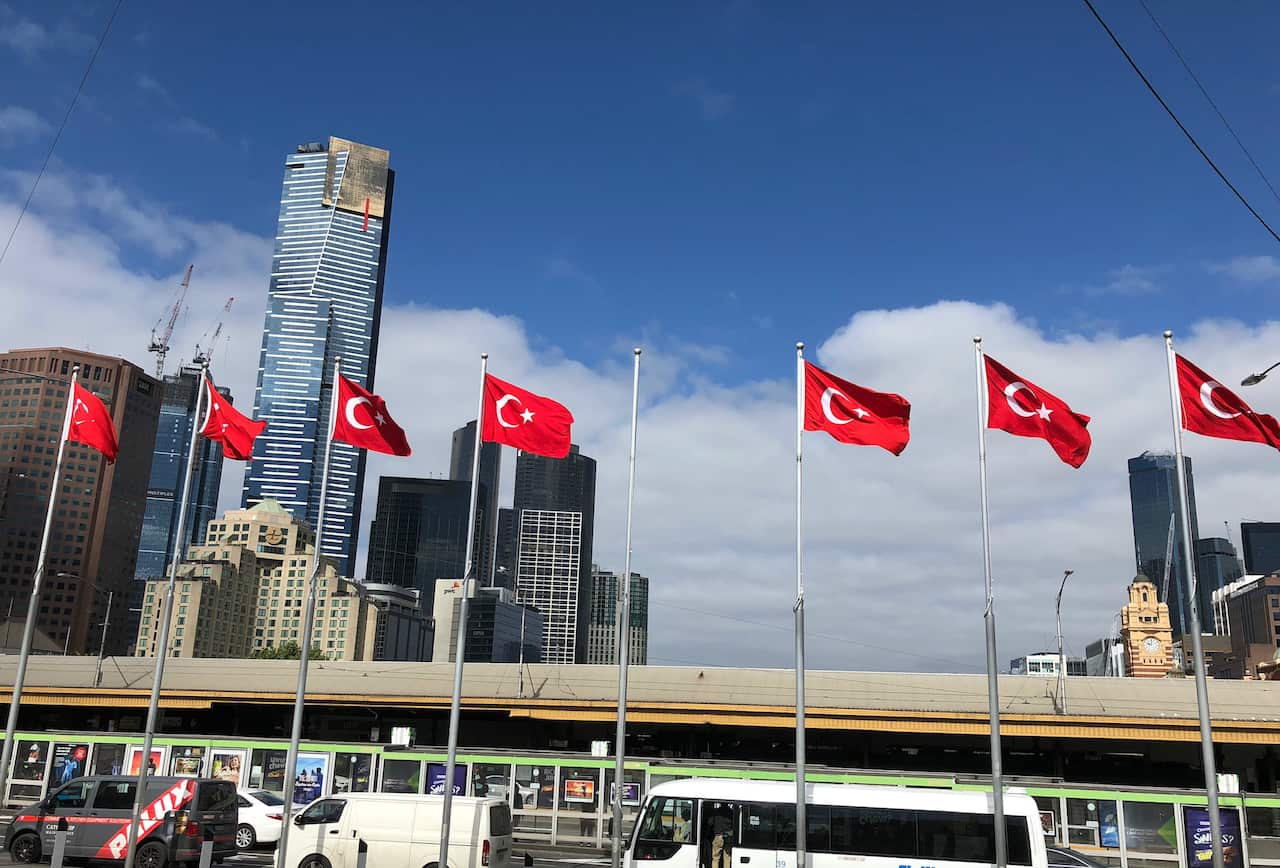 Turkish Republic Day celebrated in Melbourne at at Federation Square