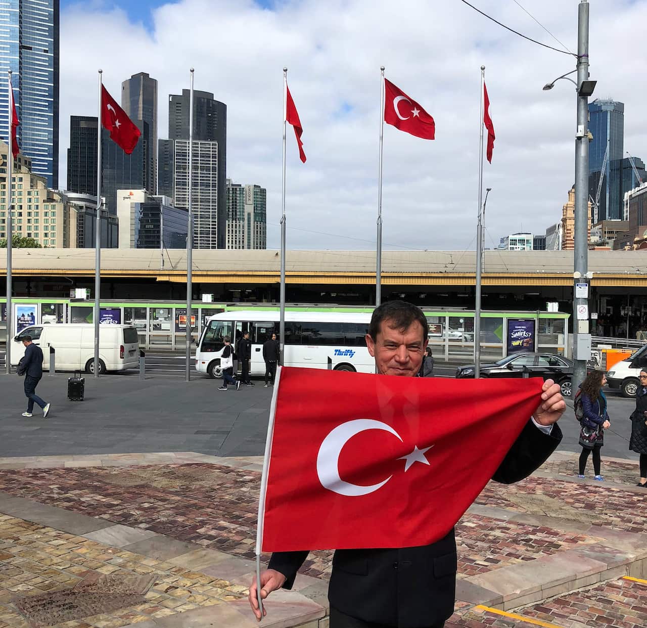 Turkish Republic Day celebrated in Melbourne at at Federation Square