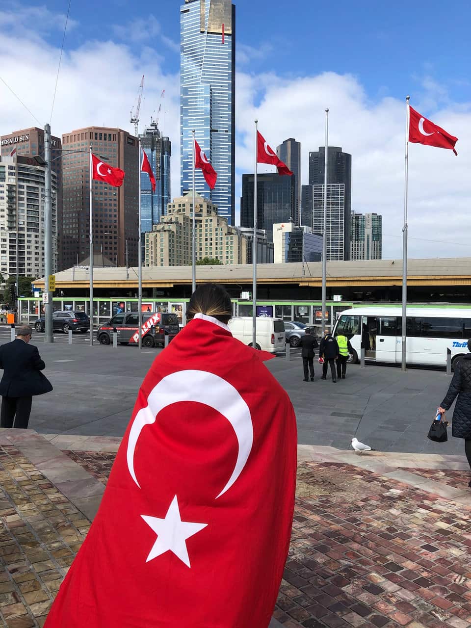 Turkish Republic Day celebrated in Melbourne at at Federation Square