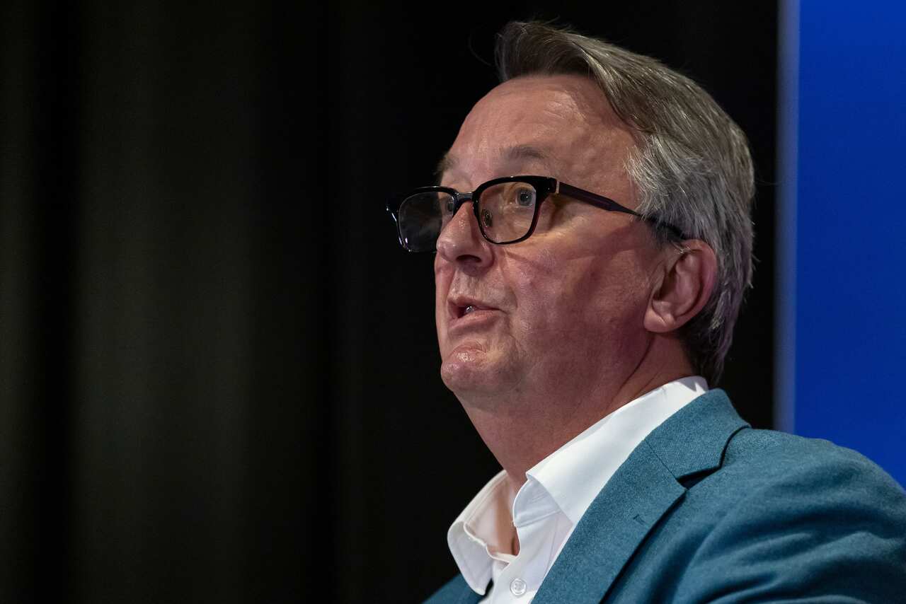 Victorian Health Minister Martin Foley speaks during a press conference in Melbourne.