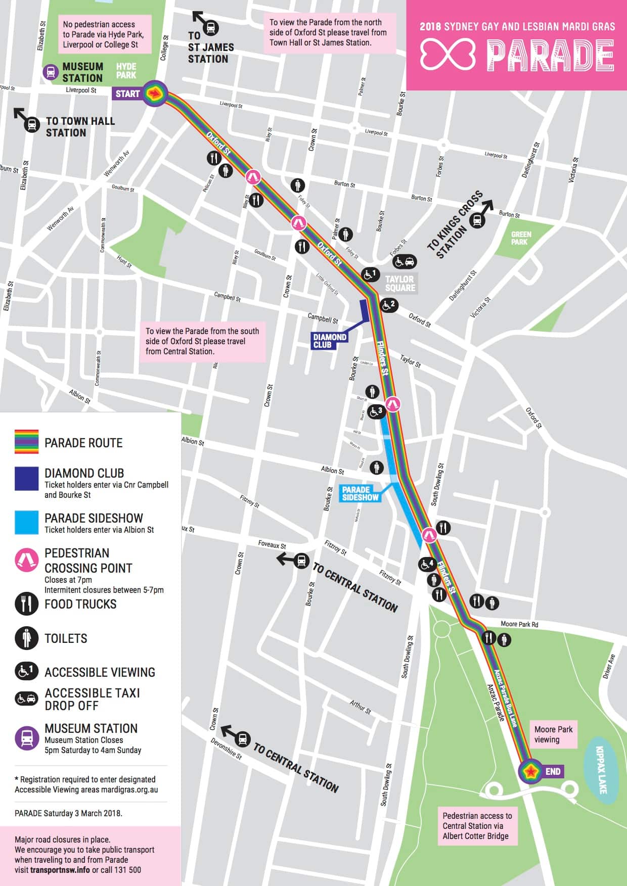 A map of the event.