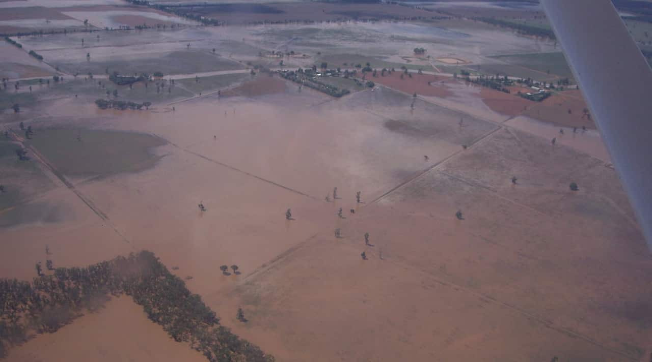 Severe flooding devastated the Walker's family farm.
