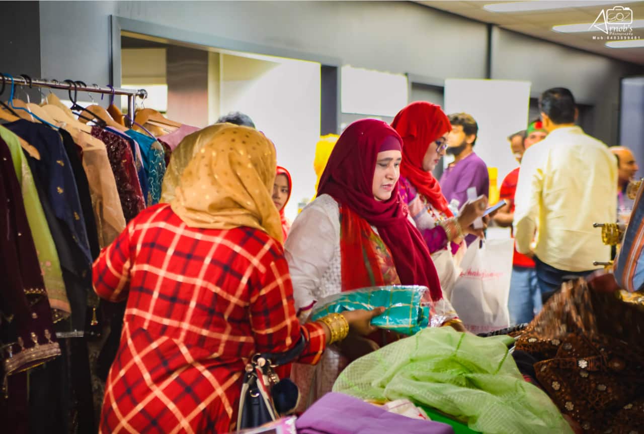 There were stalls of traditional food as well as clothing, jewelery and various other products at the venue.