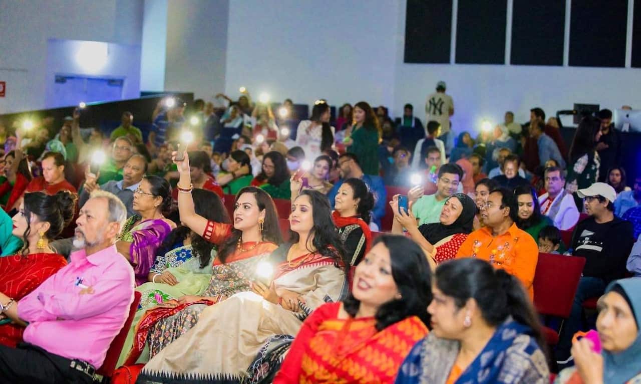 A section of audience is seen in BCAM programme.