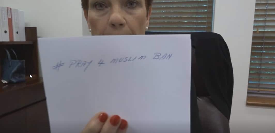 Pauline Hanson calls for ban of Muslim faith