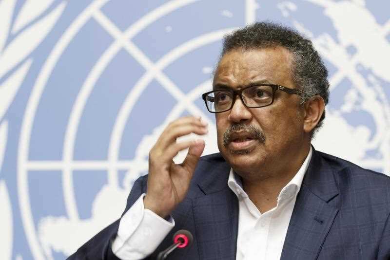 WHO director-general Tedros Adhanom Ghebreyesus