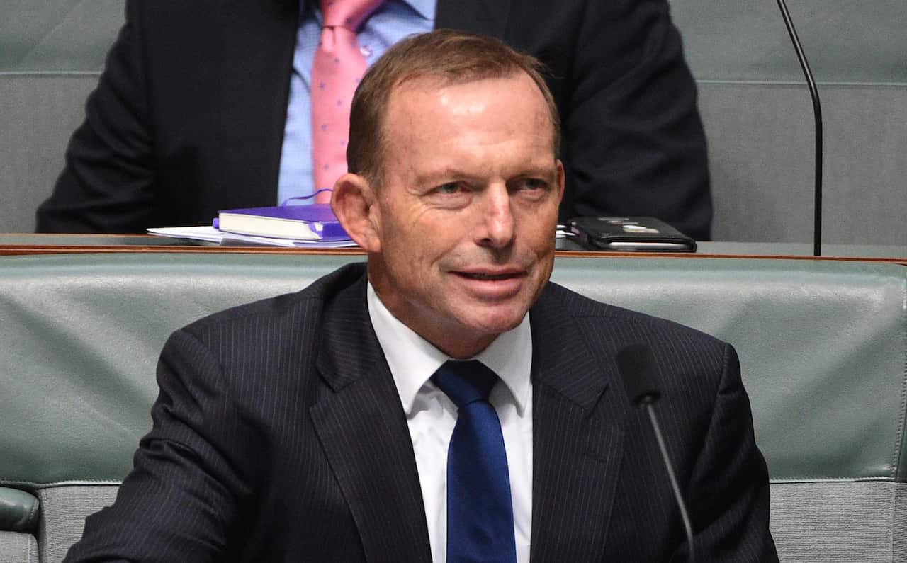 File image of former Prime Minister Tony Abbott
