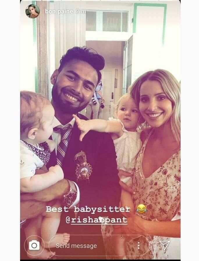 Bonnie Paine Rishabh Pant