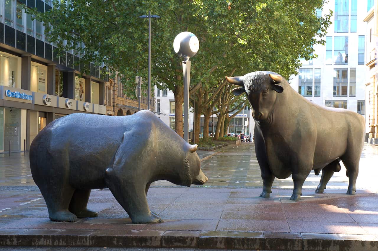 Bear and bull fights for market domination