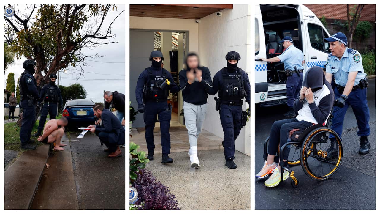 18 arrested and 29 search warrants executed during coordinated takedown of south-west Sydney organised crime network