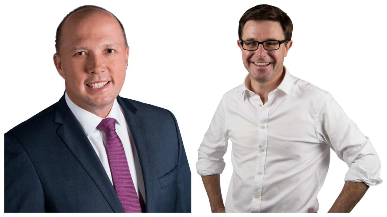 Peter Dutton (L) and David Littleproud (R)