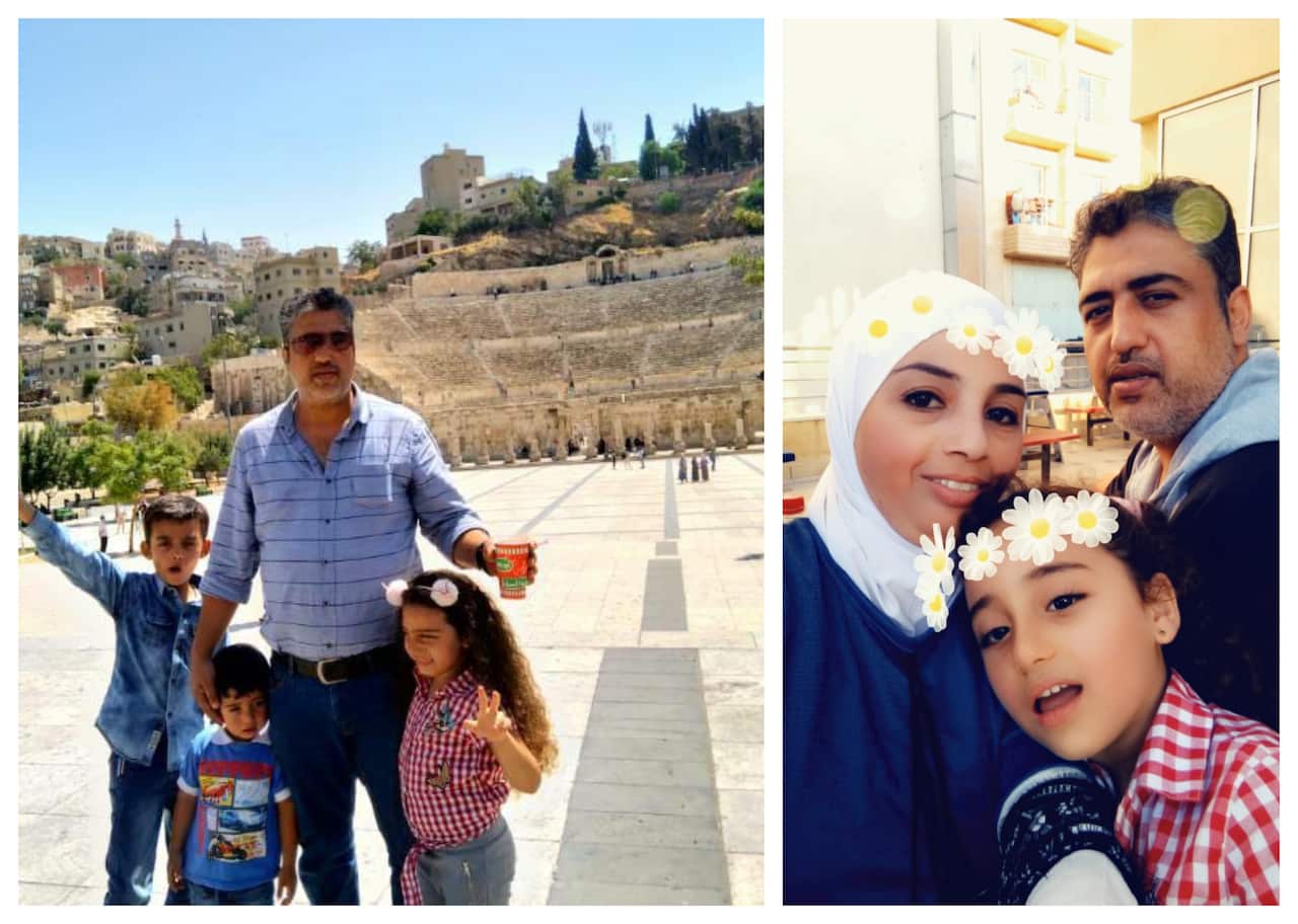 Kamel Darwish and His family 