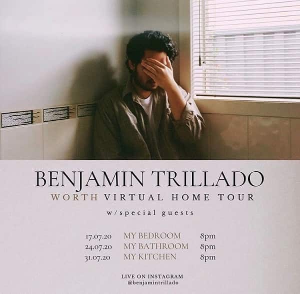 Singer launches his new single in different parts of the house via a virtual home tour