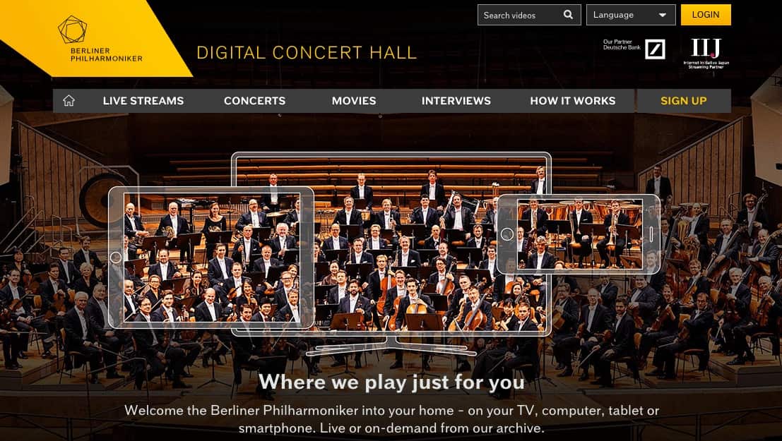 Berlin Philharmonic Orchestra, Digital Concert Hall