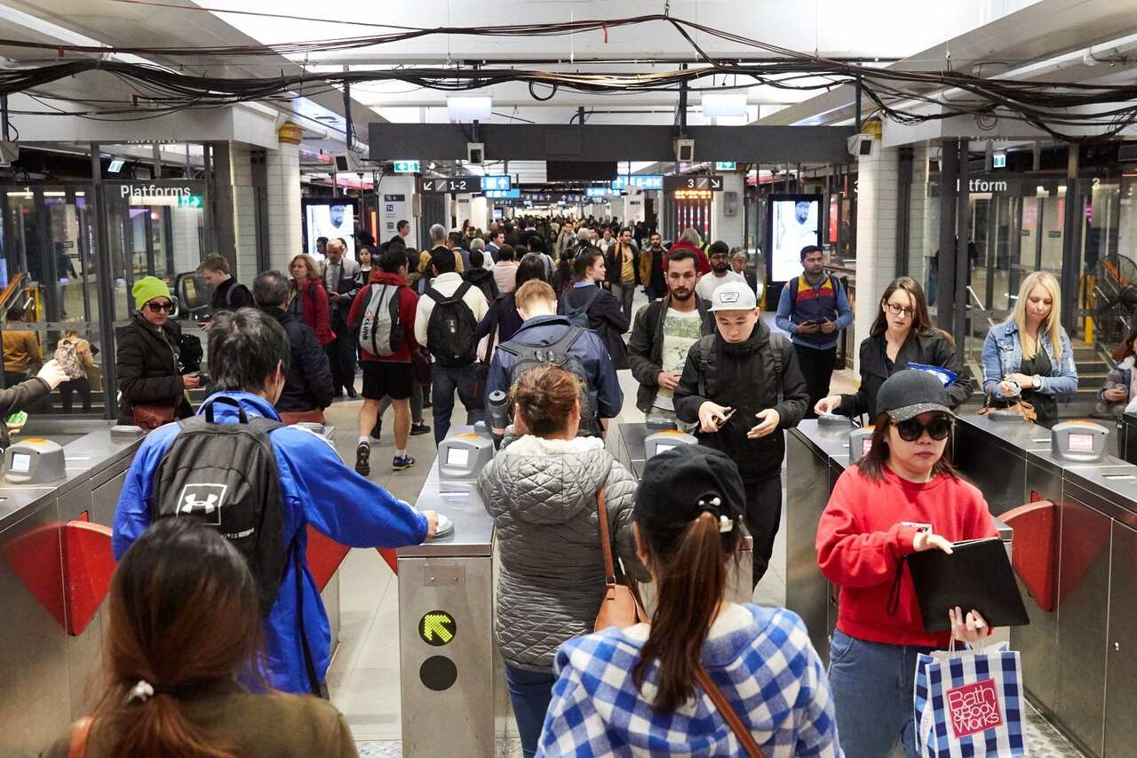 Sydney commuters