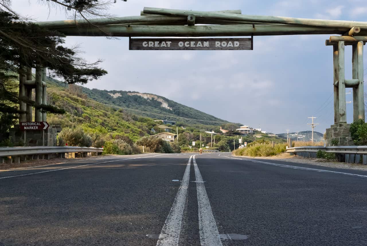 Great Ocean Road sign