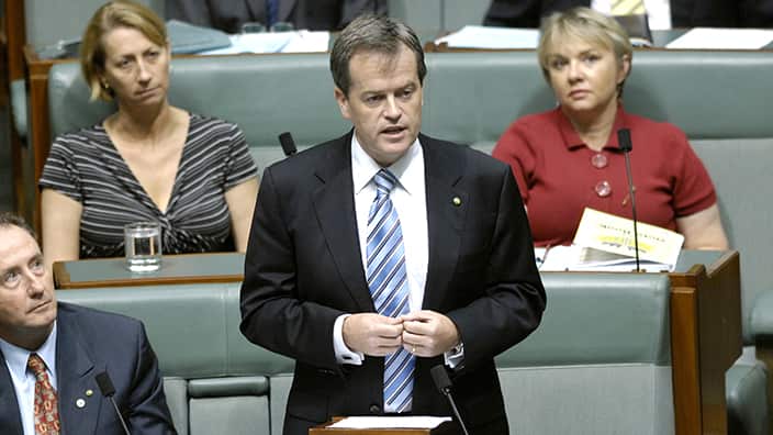 Bill Shorten during his Maiden speech in 2008