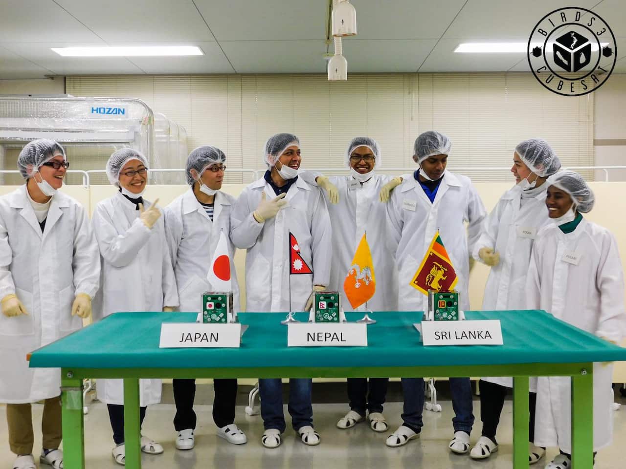 Birds 3 Satellite Project team in Japan.