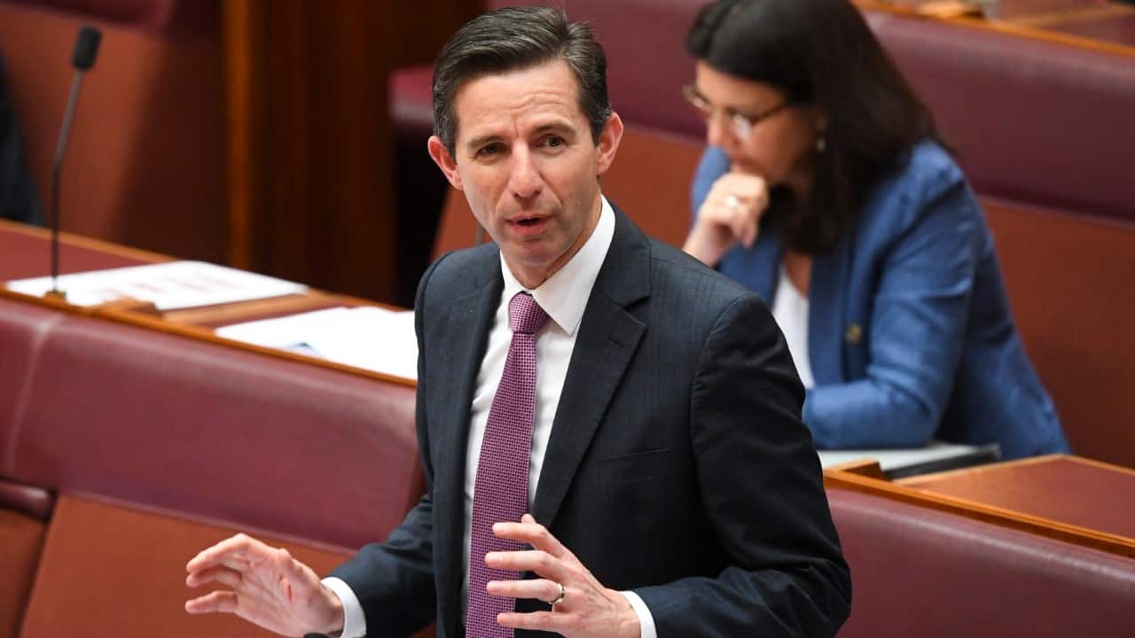 Il ministro federale del commercio e del turismo, Simon Birmingham