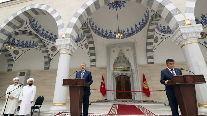 opening ceremony for the newly built Serahsi Mosque