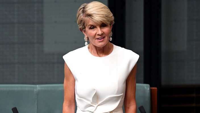 Former Foreign Minister Julie Bishop 
