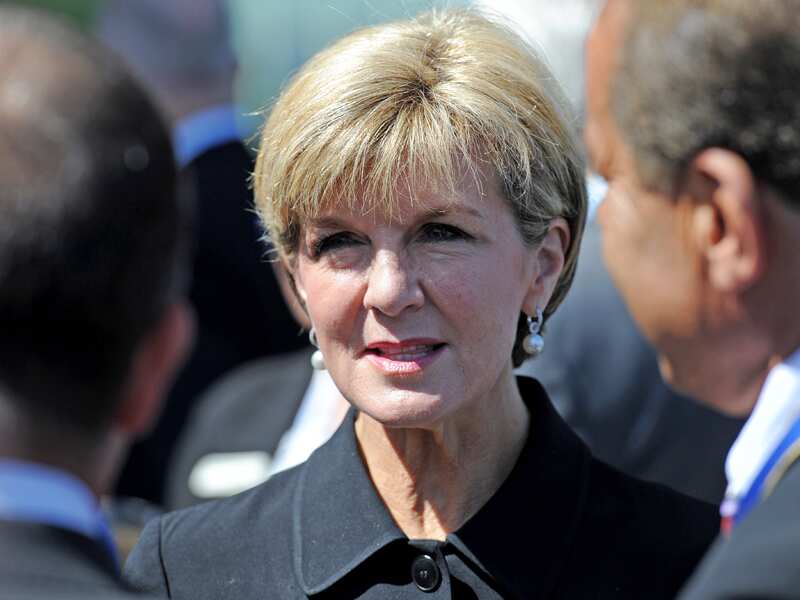 Foreign Affairs Minister Julie Bishop