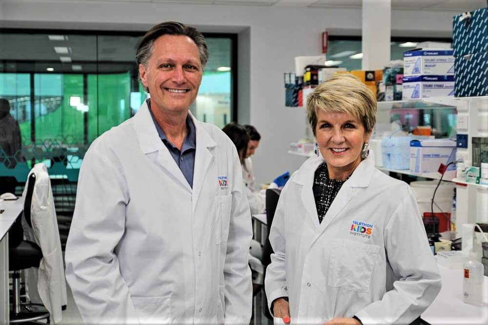 Jonathan Carapetis, Julia Bishop. 