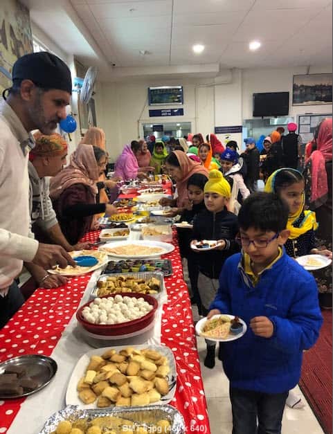 Children among those enjoying the Biggest Morning Tea