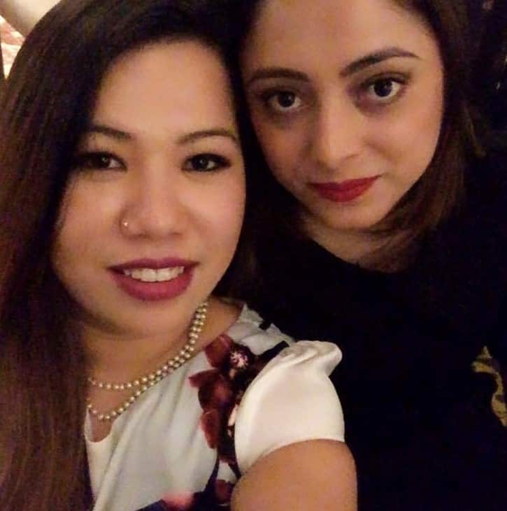 Bobby Lama and Shweta Bohora, members of Melbourne's Nepali community started the online Zumba classes