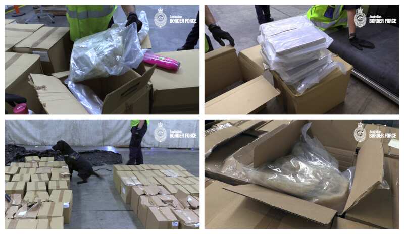 MDMA and cocaine worth more than $140 million was intercepted by law enforcement at the border.