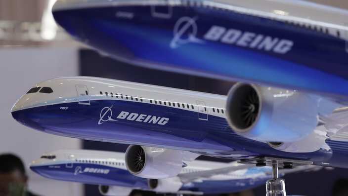 File photo models of a Boeing passenger airliner are displayed during the 12th China International Aviation and Aerospace Exhibition Nov. 6, 2018.