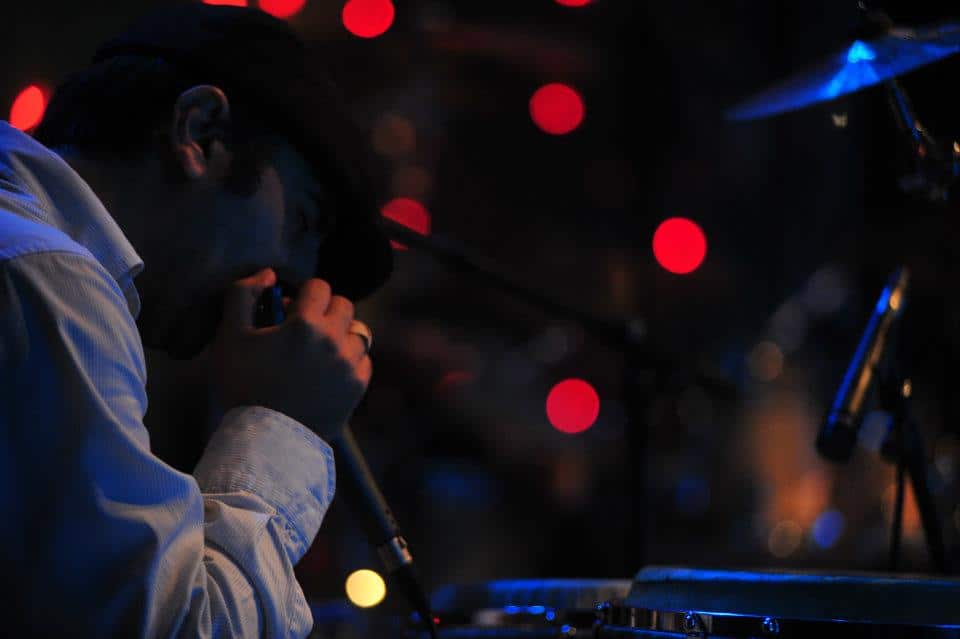 Bojan Perevski and Nokaut performing at the Antic Theater in Ohrid 2012