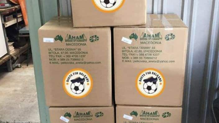Boots for Balkans donation