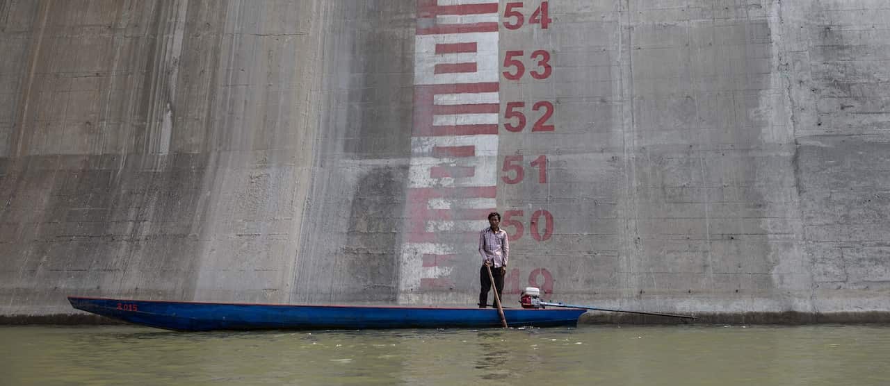 Sesan 2 dam in Stung Treng, Cambodia