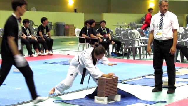 Ms Sylvia Chiang competed on world stage of Taekwondo.