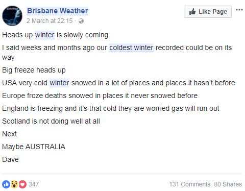 Brisbane Weather