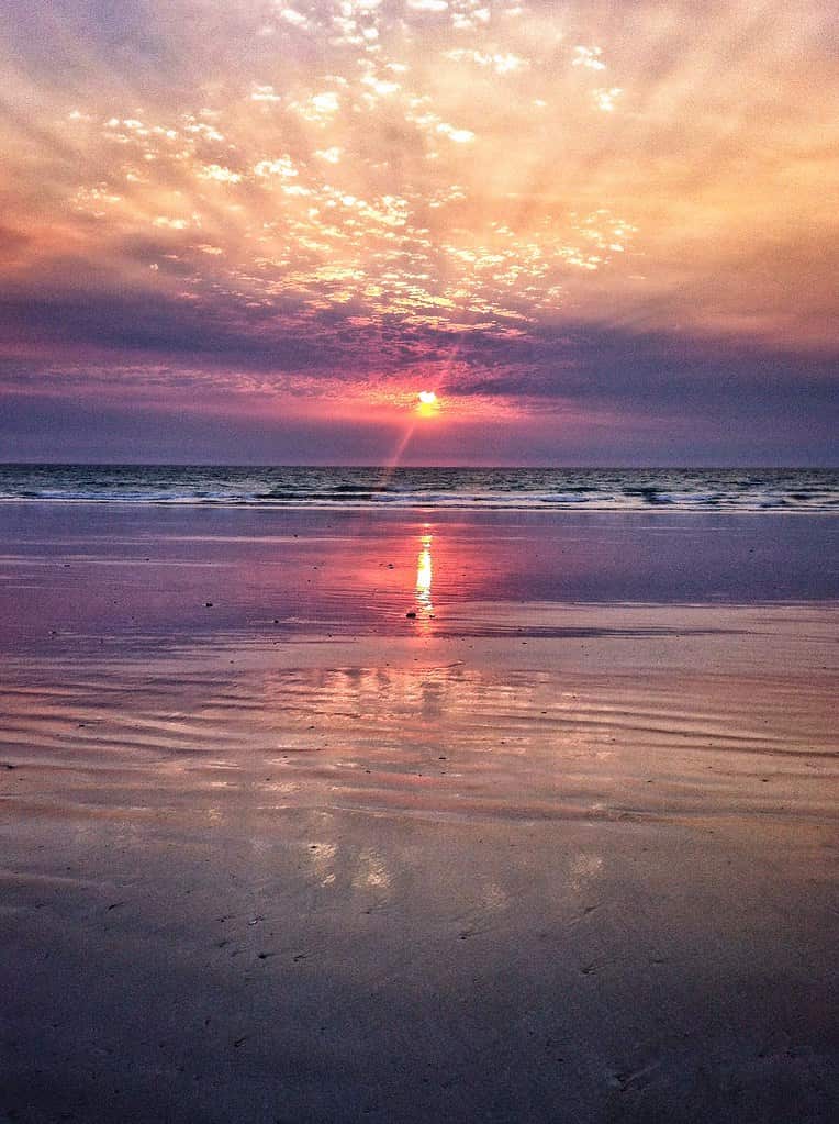 Beautiful sunsets make Broome a big tourist attraction.
