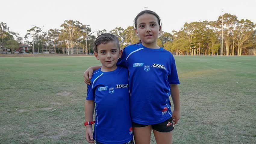 Children of Arabic descend tries Rugby  