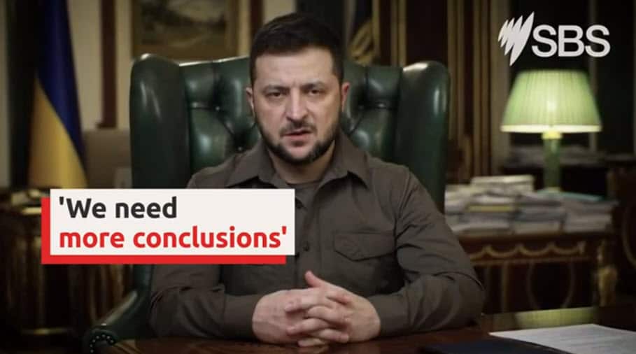 Bucha massacre: Volodymyr Zelenskyy says Russian sanctions not enough