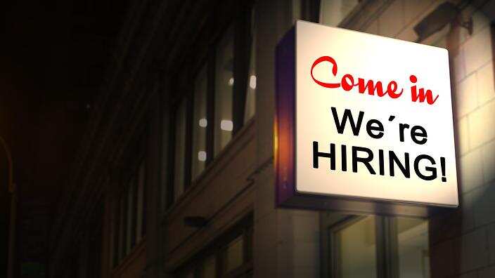 hiring sign