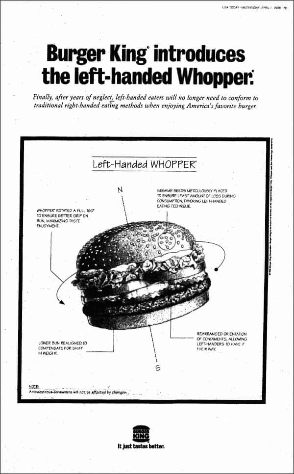 Burger King 's hoax