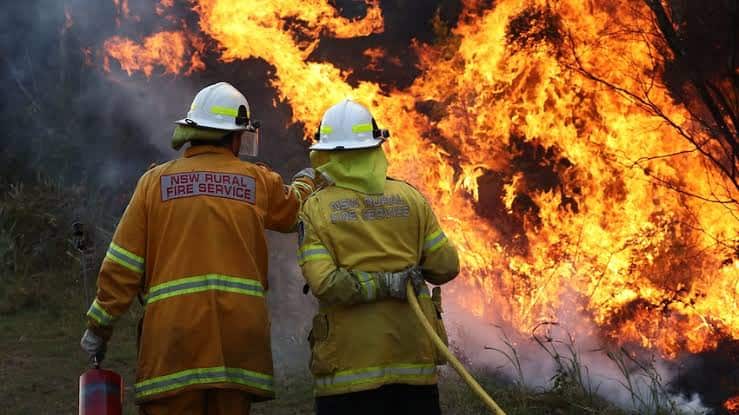 Bush fire in NSW