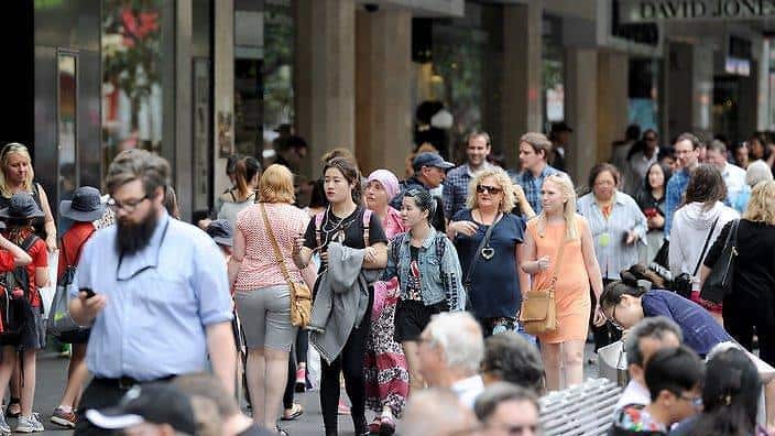 busy city in Australia
