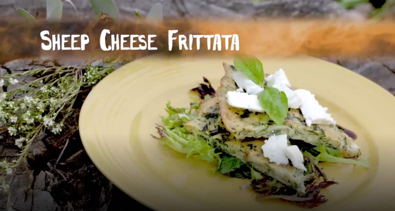 Sheep Cheese Frittata