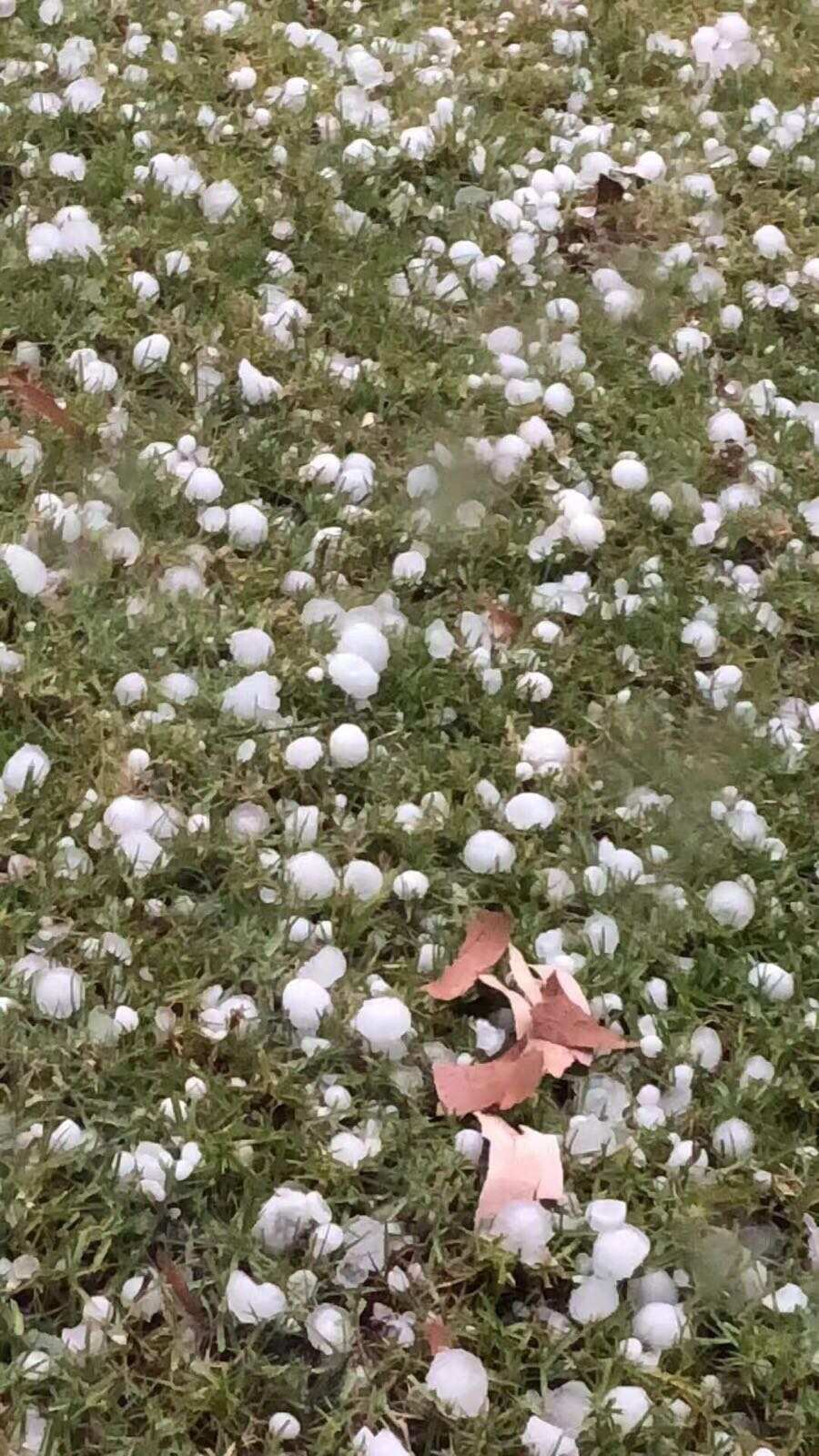Melbourne hail storm 19 Dec 2017