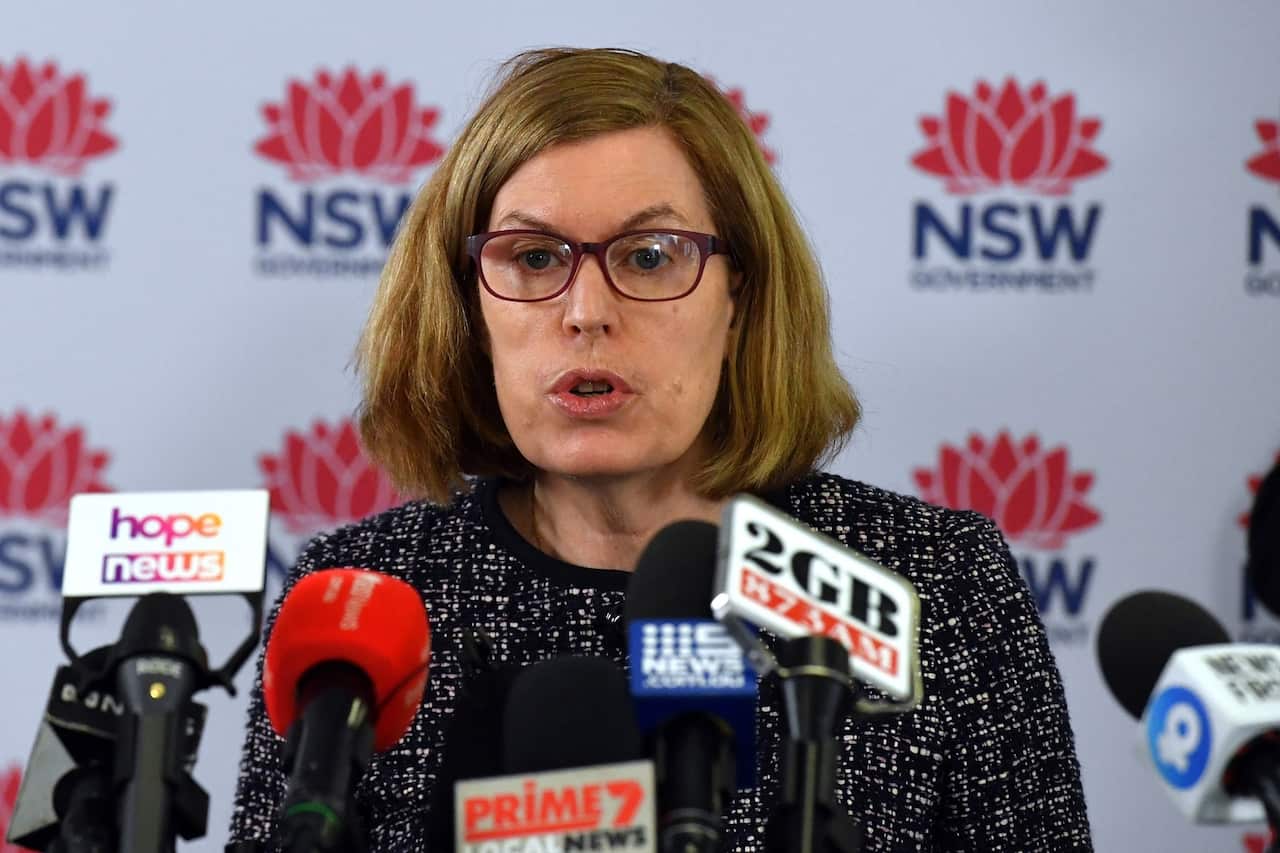 NSW Chief Health Officer Kerry Chant is asking people to keep pushing vaccination rates higher