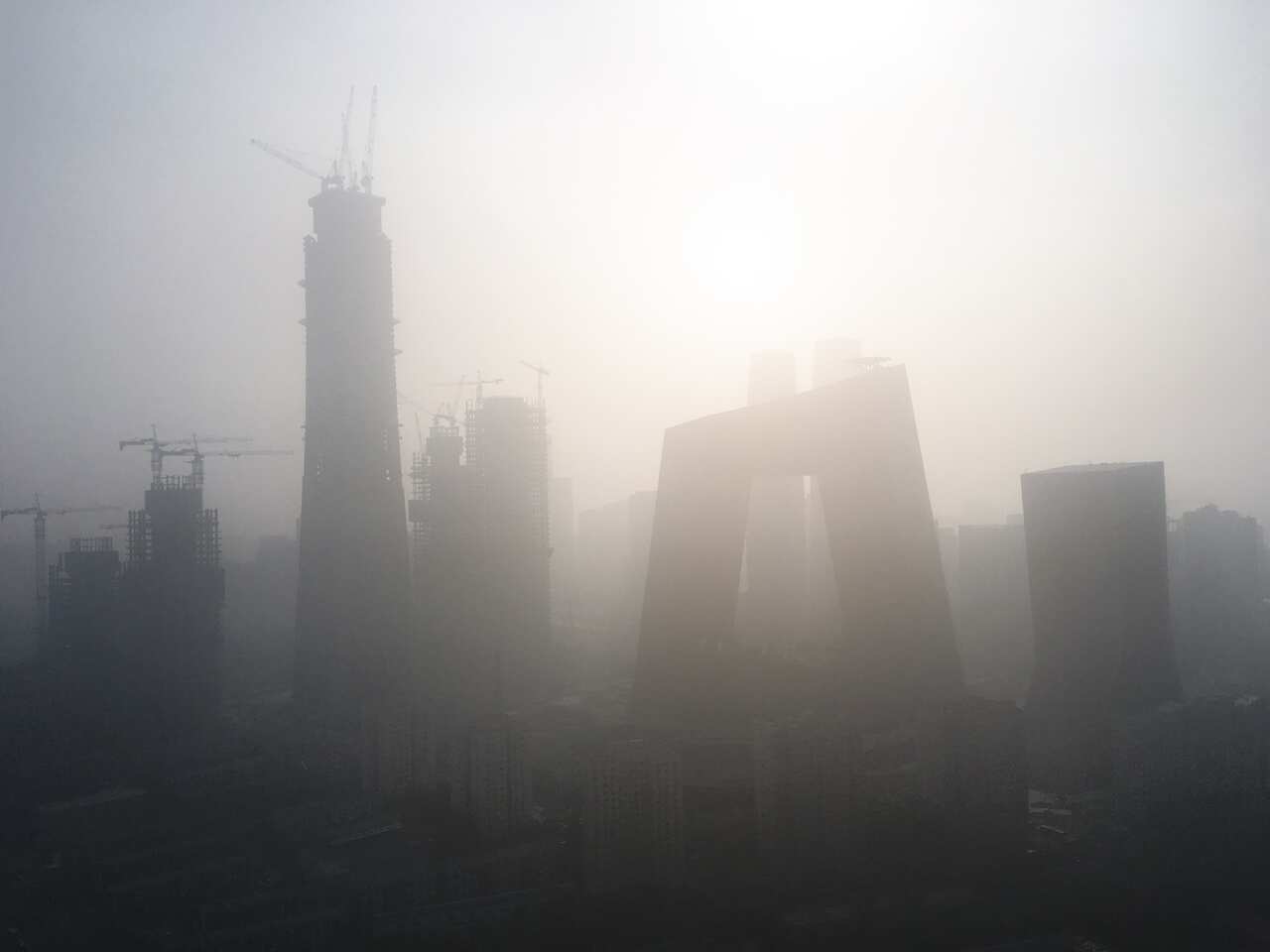 Air pollution in Beijing, China