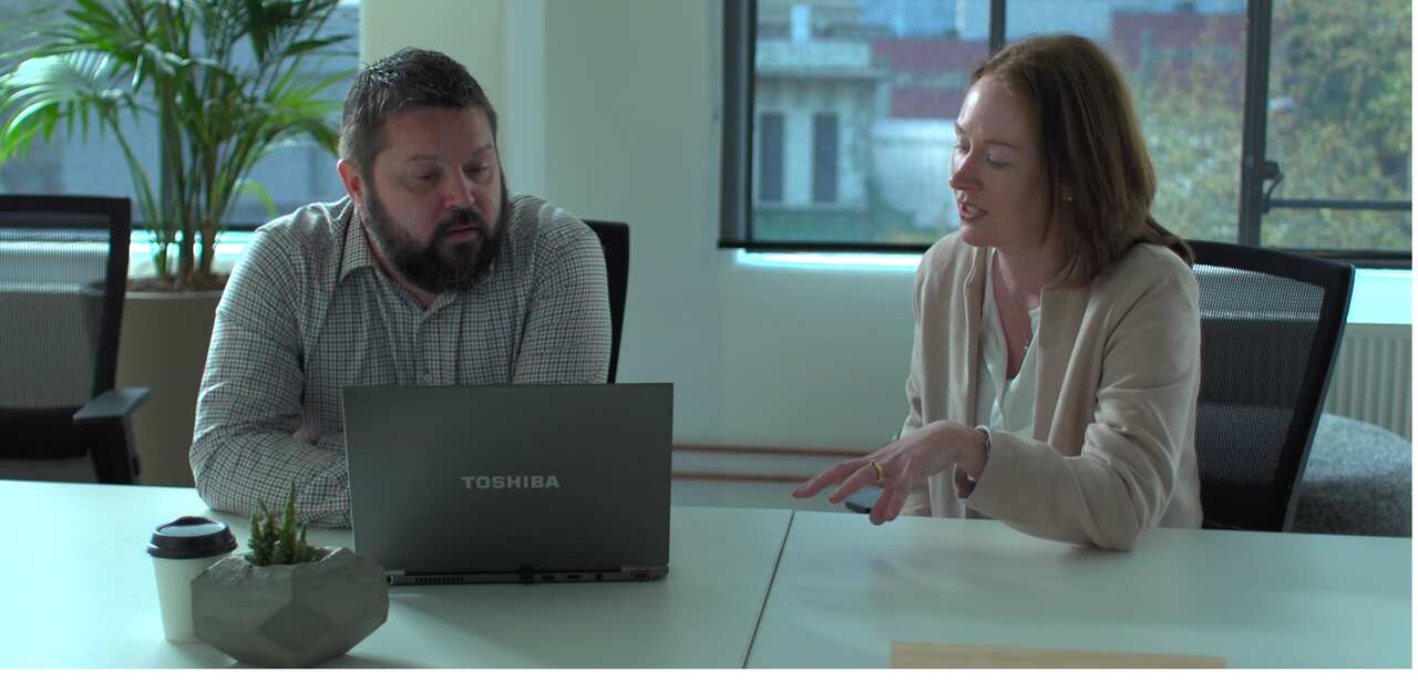 Julia and her husband, Konnective's chief technologist  Brad Kazazes.