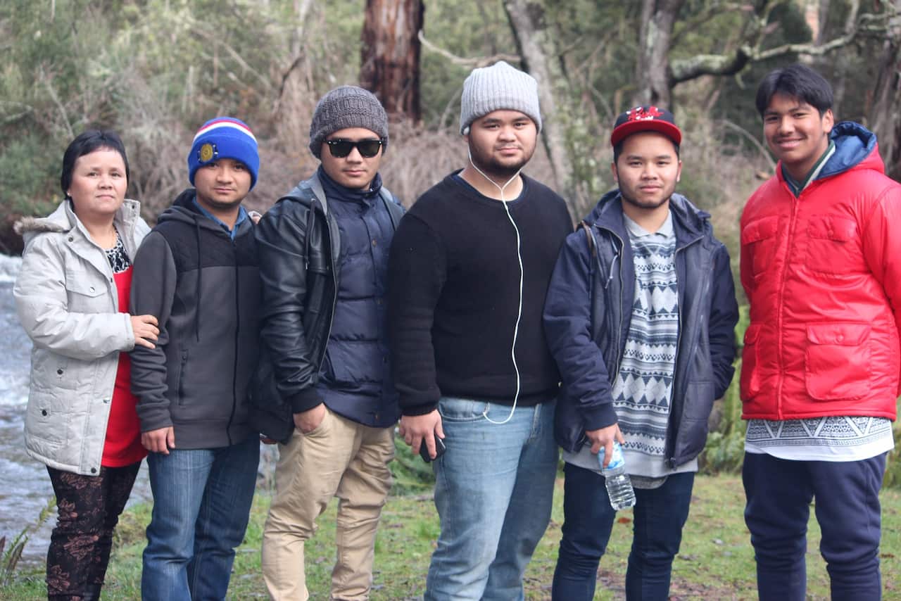 Nay Chee Aung and family